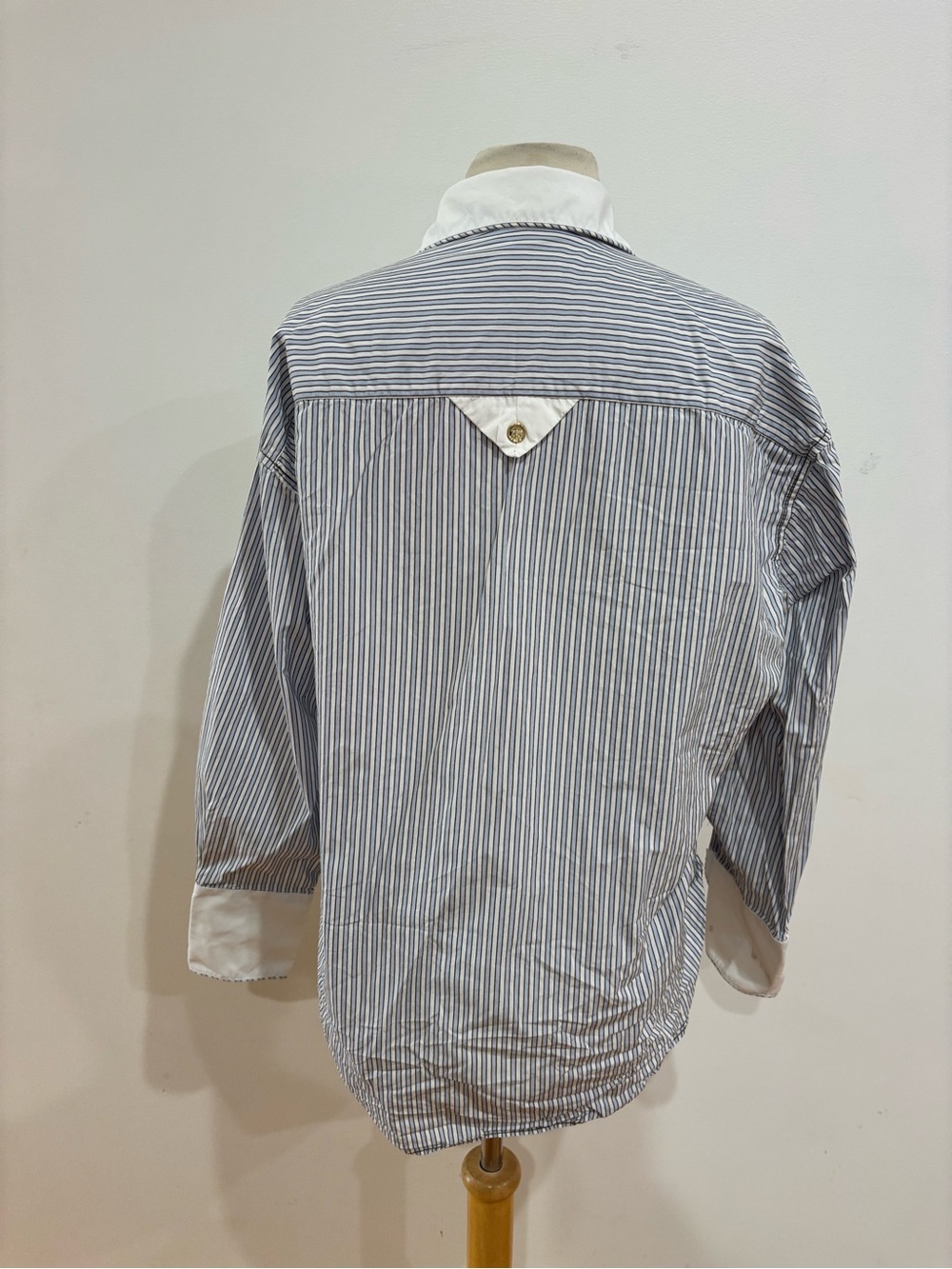 Sandro Kelly Striped Collared Shirt, Size US 2/4 - Picture 11 of 16